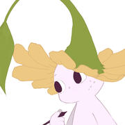 Justa smol lil creature with a flower hat